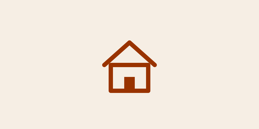 Icon representing safe housing and safe neighborhoods